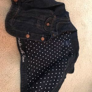 Baby Gap button close denim jacket.